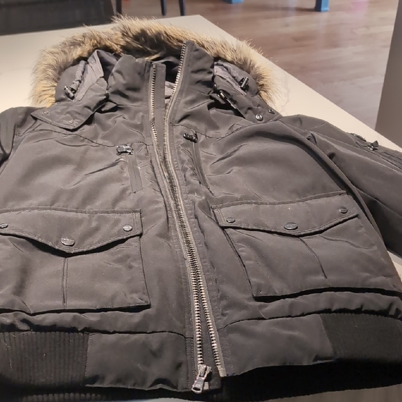 Michael Kors Black Quilted Jacket - Picture 1 of 6